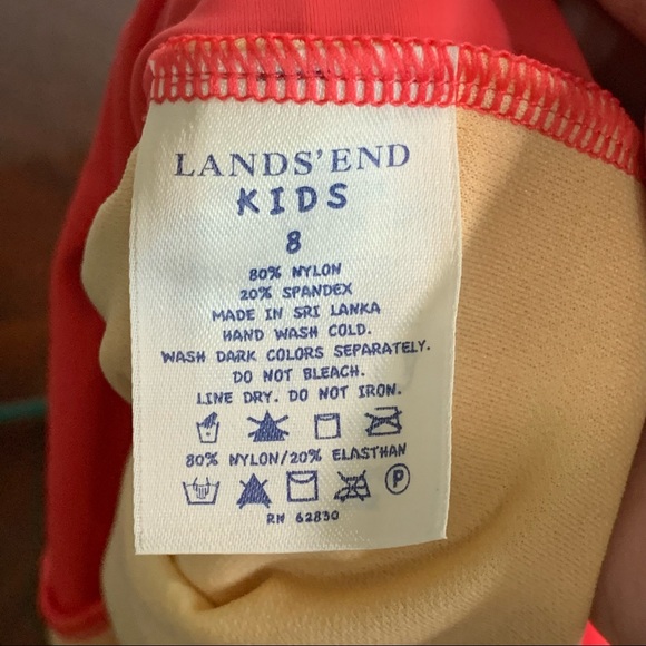 Girl’s Land’s End Metallic Butterfly Swimsuit - Picture 10 of 10